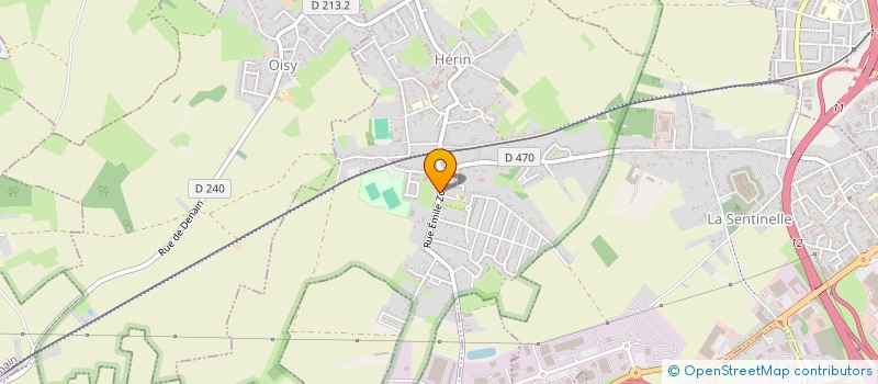 localisation de l'entreprise MONSIEUR CEDRIC HOTTE  HERIN