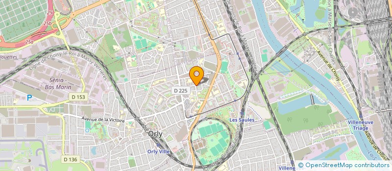 localisation de l'entreprise MONSIEUR CEDRIC HOUESSOU  ORLY