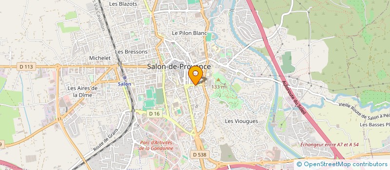 localisation de l'entreprise MONSIEUR CEDRIC HOUZET  SALON-DE-PROVENCE