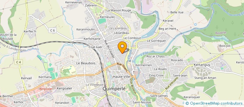 localisation de l'entreprise MONSIEUR CEDRIC HUBERT à QUIMPERLE