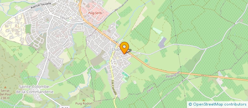 localisation de l'entreprise MONSIEUR CEDRIC HUBERT  LLUPIA