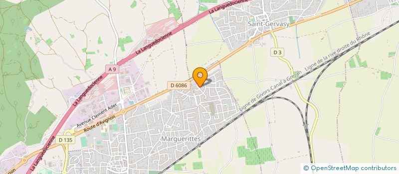 localisation de l'entreprise MONSIEUR CEDRIC HUBERT  MARGUERITTES