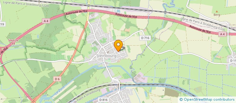 localisation de l'entreprise MONSIEUR CEDRIC HUFSCHMITT  STEINBOURG