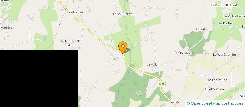 localisation de l'entreprise MONSIEUR CEDRIC HUIBAN  TREDANIEL