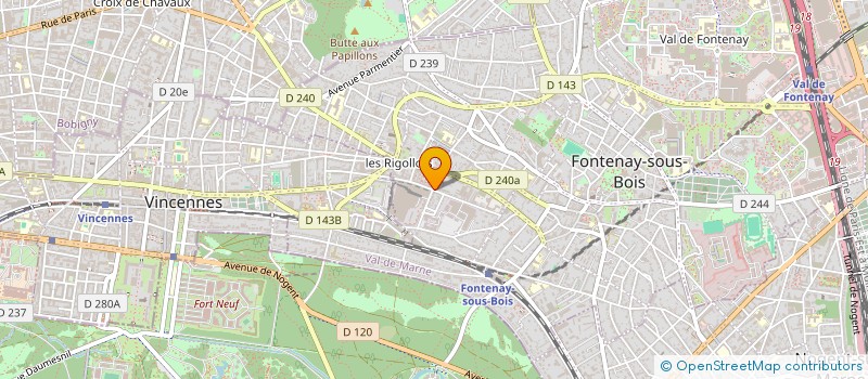 localisation de l'entreprise MONSIEUR CEDRIC HUILLET à FONTENAY-SOUS-BOIS