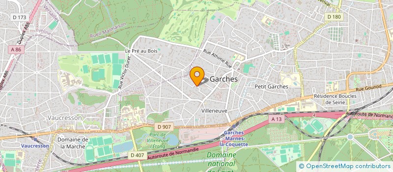 localisation de l'entreprise MONSIEUR CEDRIC HURSTEL à GARCHES