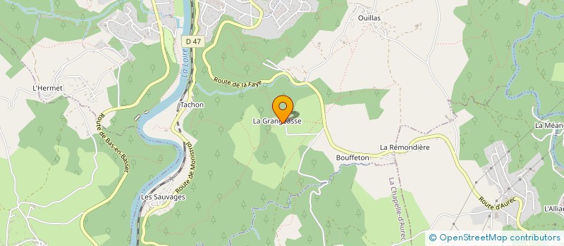 localisation de l'entreprise MONSIEUR CEDRIC INTORRE  AUREC-SUR-LOIRE