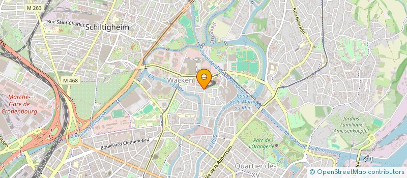 localisation de l'entreprise MONSIEUR CEDRIC IREP  STRASBOURG