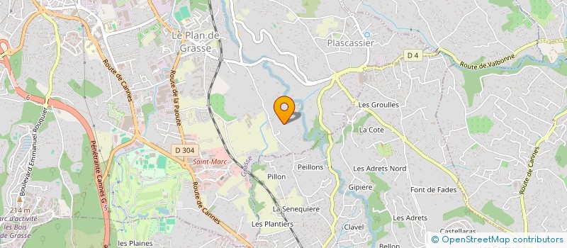 localisation de l'entreprise MONSIEUR CEDRIC ISNARD  GRASSE