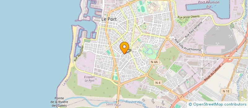 localisation de l'entreprise MONSIEUR CEDRIC ISSOUF  LE PORT