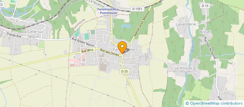 localisation de l'entreprise MONSIEUR CEDRIC IVON  FAREMOUTIERS