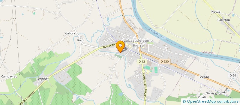 localisation de l'entreprise MONSIEUR CEDRIC JACQUEMOT  LABASTIDE-SAINT-PIERRE