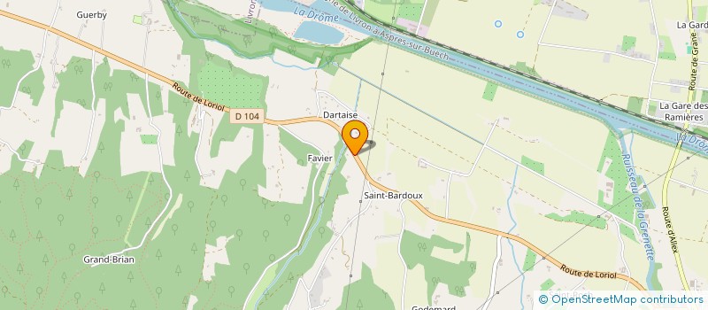 localisation de l'entreprise MONSIEUR CEDRIC JACQUIN  GRANE