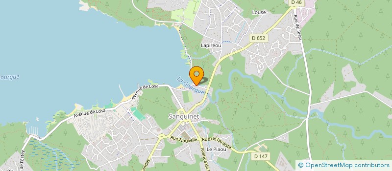 localisation de l'entreprise MONSIEUR CEDRIC JAILLOT  SANGUINET