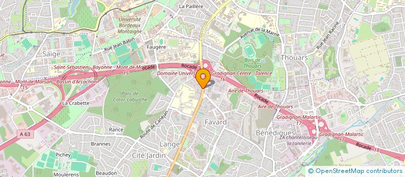 localisation de l'entreprise MONSIEUR CEDRIC JANIEC  GRADIGNAN