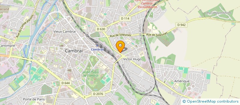 localisation de l'entreprise MONSIEUR CEDRIC JANKOWSKI  CAMBRAI