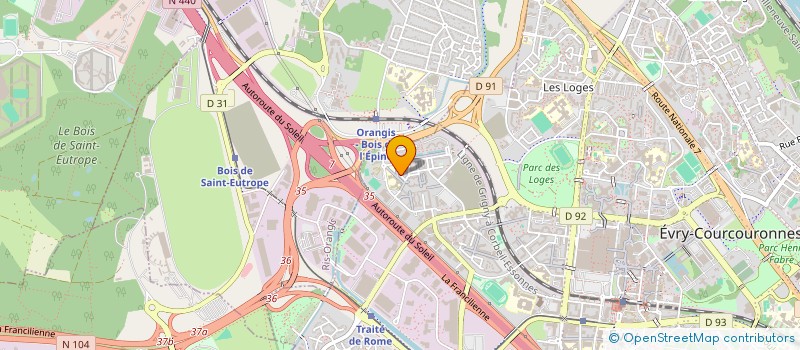 localisation de l'entreprise MONSIEUR CEDRIC JAPPONT à EVRY-COURCOURONNES