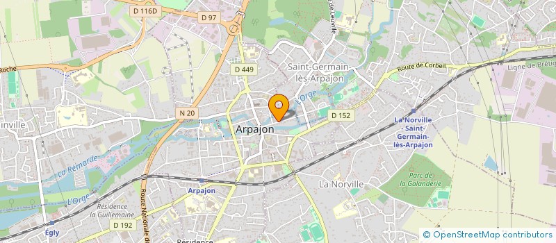 localisation de l'entreprise MONSIEUR CEDRIC JARNOUX à ARPAJON