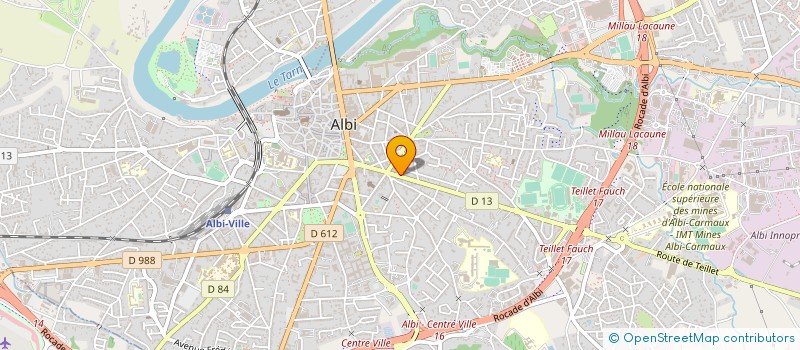 localisation de l'entreprise MONSIEUR CEDRIC JASSENS  ALBI