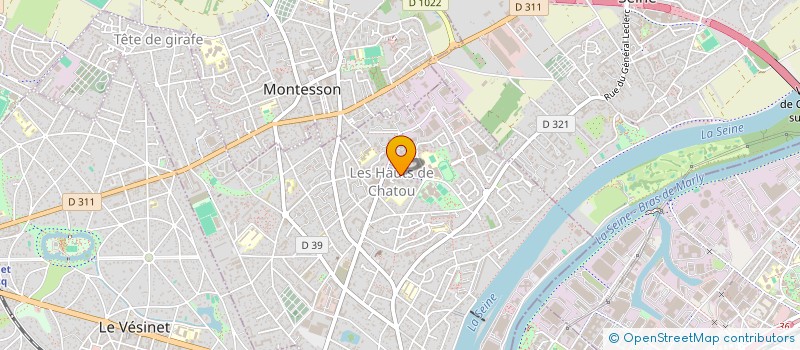 localisation de l'entreprise MONSIEUR CEDRIC JAZERON  CHATOU