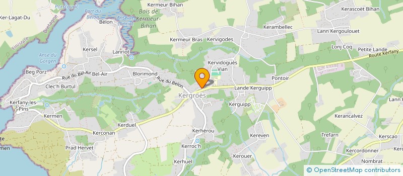 localisation de l'entreprise MONSIEUR CEDRIC JEANBRUN  MOELAN-SUR-MER