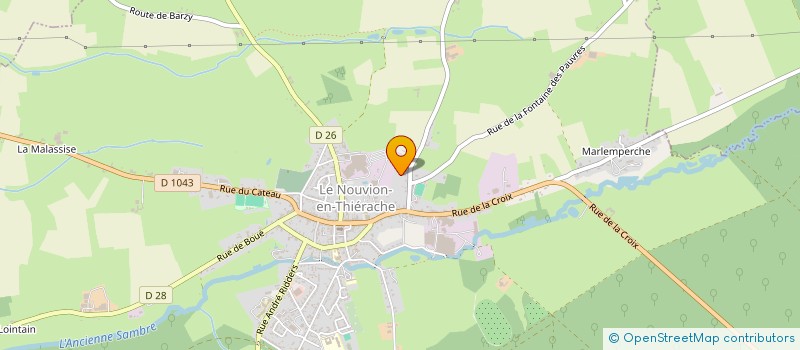 localisation de l'entreprise MONSIEUR CEDRIC JOLY  LE NOUVION-EN-THIERACHE