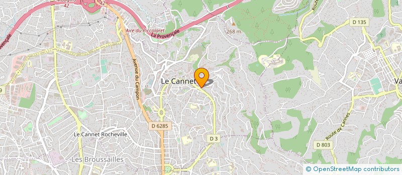 localisation de l'entreprise MONSIEUR CEDRIC JOLY à LE CANNET
