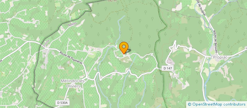 localisation de l'entreprise MONSIEUR CEDRIC JOSEPH HENRI LEAUTIER  MERINDOL-LES-OLIVIERS