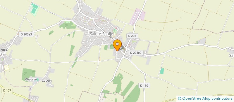 localisation de l'entreprise MONSIEUR CEDRIC JOUBERT  SAINTE-SOULLE