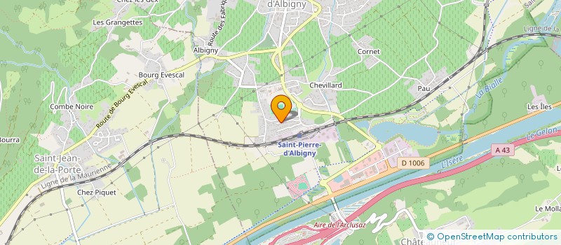 localisation de l'entreprise MONSIEUR CEDRIC JOUNIAUX  SAINT-PIERRE-D'ALBIGNY