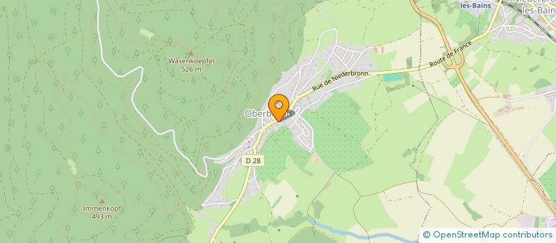 localisation de l'entreprise MONSIEUR CEDRIC JOUVE  OBERBRONN