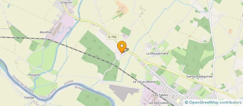 localisation de l'entreprise MONSIEUR CEDRIC JUCQUOIS  DESCARTES