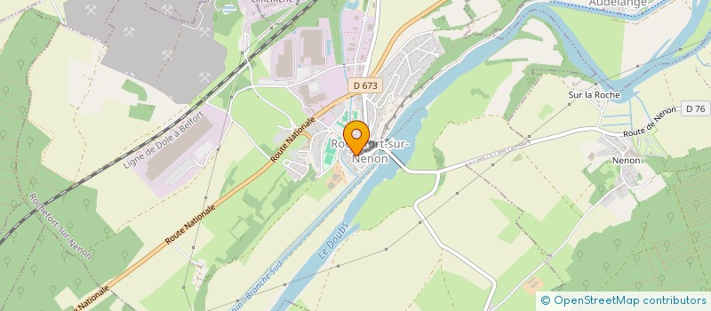 localisation de l'entreprise MONSIEUR CEDRIC JULES à DOLE
