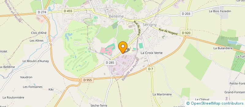 localisation de l'entreprise MONSIEUR CEDRIC JURE à BELLEME