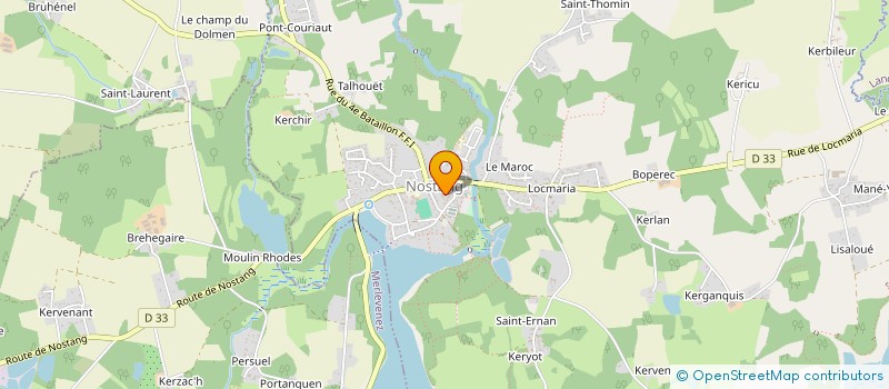 localisation de l'entreprise MONSIEUR CEDRIC JUVENIELLE  KERVIGNAC