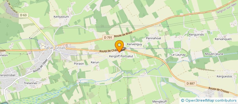 localisation de l'entreprise MONSIEUR CEDRIC KERBOUL  LANVEOC