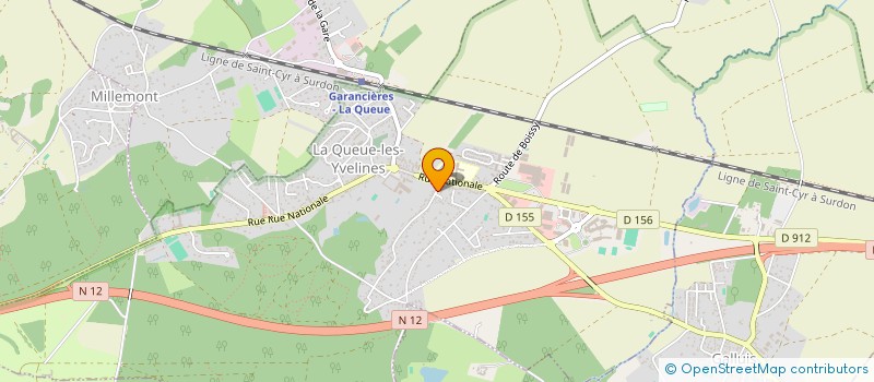 localisation de l'entreprise MONSIEUR CEDRIC KERYVEL  LA QUEUE-LES-YVELINES