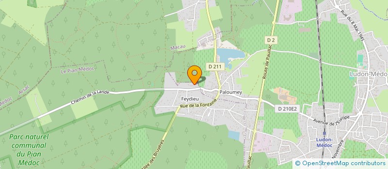 localisation de l'entreprise MONSIEUR CEDRIC KOFFEL  LE PIAN-MEDOC