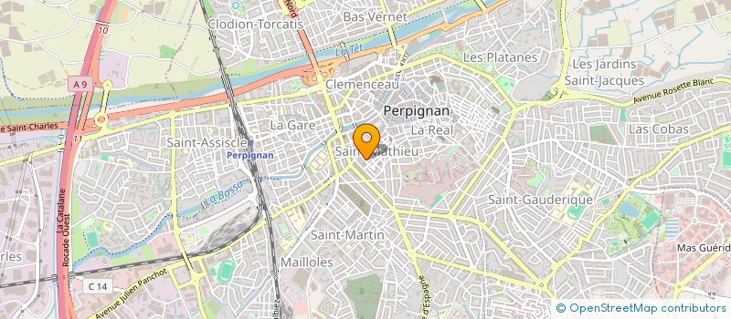 localisation de l'entreprise MONSIEUR CEDRIC KORNER  PERPIGNAN