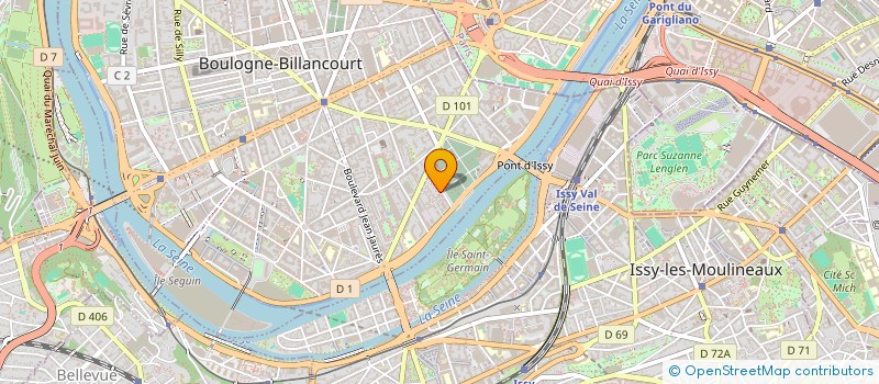 localisation de l'entreprise MONSIEUR CEDRIC KOUA à BOULOGNE-BILLANCOURT
