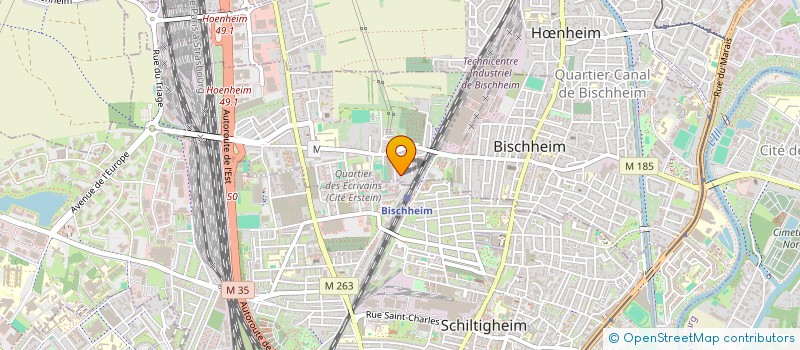 localisation de l'entreprise MONSIEUR CEDRIC KREBS  BISCHHEIM