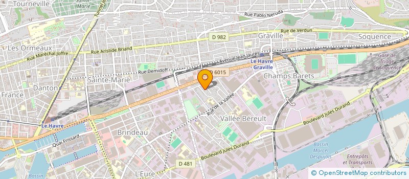 localisation de l'entreprise MONSIEUR CEDRIC KREKO  LE HAVRE