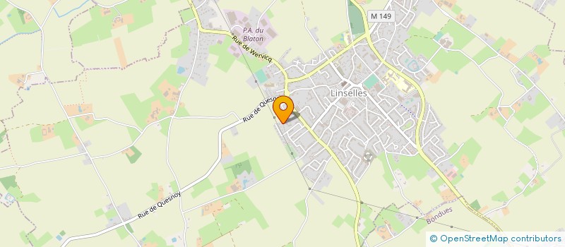 localisation de l'entreprise MONSIEUR CEDRIC KROMSKI  LINSELLES