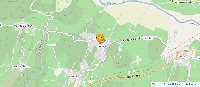 localisation de l'entreprise MONSIEUR CEDRIC KRUGER  SAINT-PONS-LA-CALM