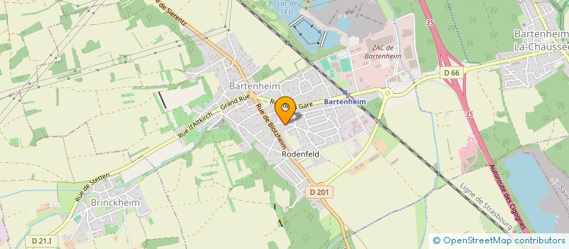 localisation de l'entreprise MONSIEUR CEDRIC KRZYZANSKI  BARTENHEIM