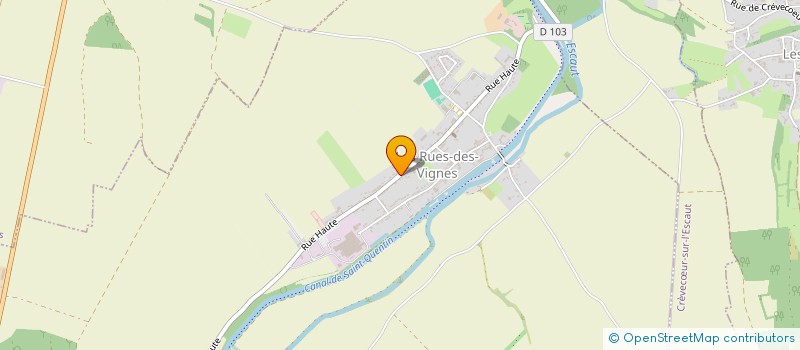 localisation de l'entreprise MONSIEUR CEDRIC LABADIE  LES RUES-DES-VIGNES