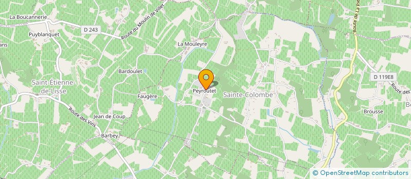 localisation de l'entreprise MONSIEUR CEDRIC LABASSE  SAINTE-COLOMBE