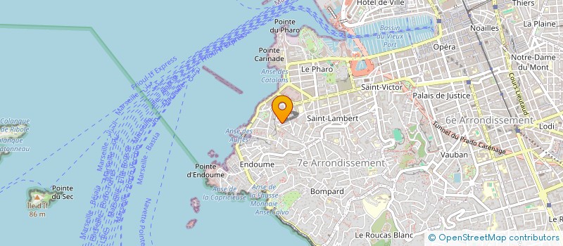 localisation de l'entreprise MONSIEUR CEDRIC LABATUT à MARSEILLE