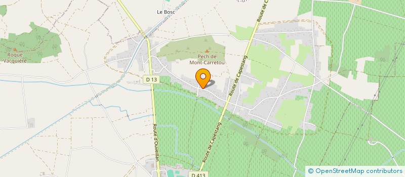 localisation de l'entreprise MONSIEUR CEDRIC LACAZETTE-JACOB  EAUX-BONNES