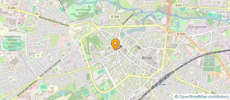 localisation de l'entreprise MONSIEUR CEDRIC LACHAUSSEE à ARRAS